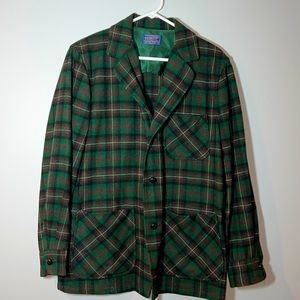 Vintage Pendleton Virgin Wool Plaid Jacket